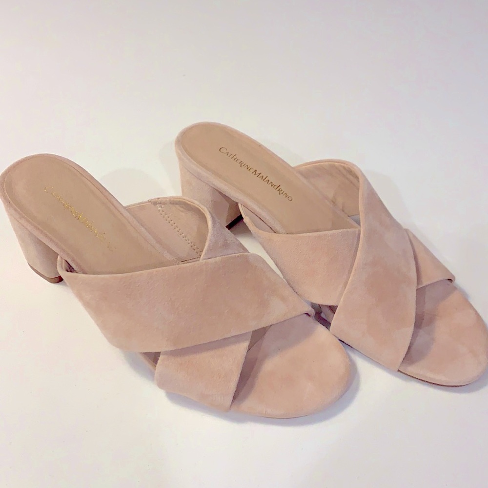 Catherine Malandrino Suede Sandals 7.5